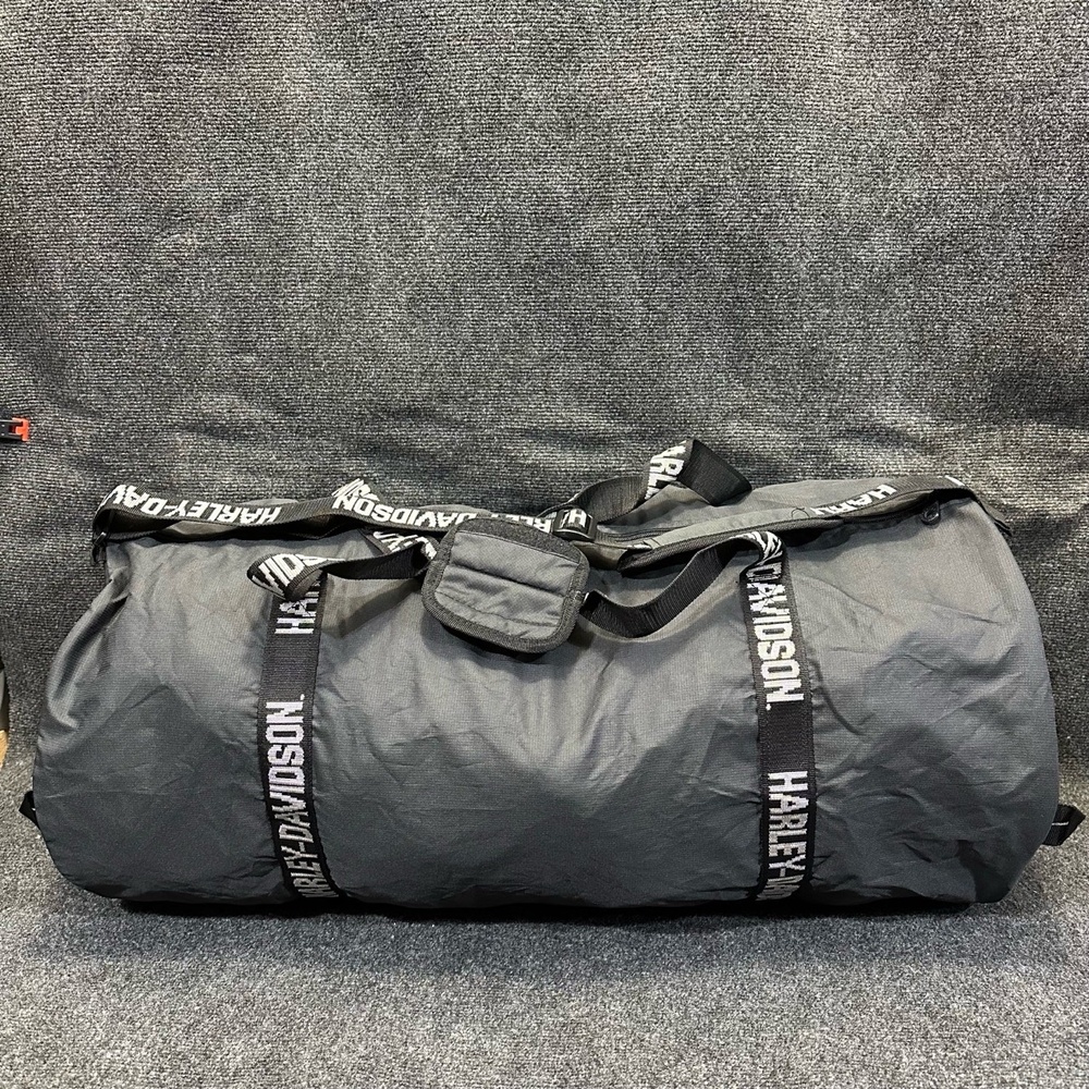 HARLEY-DAVIDSON Motorcycles‎ Black Duffel Gym Bag Motorcycle Travel Luggage